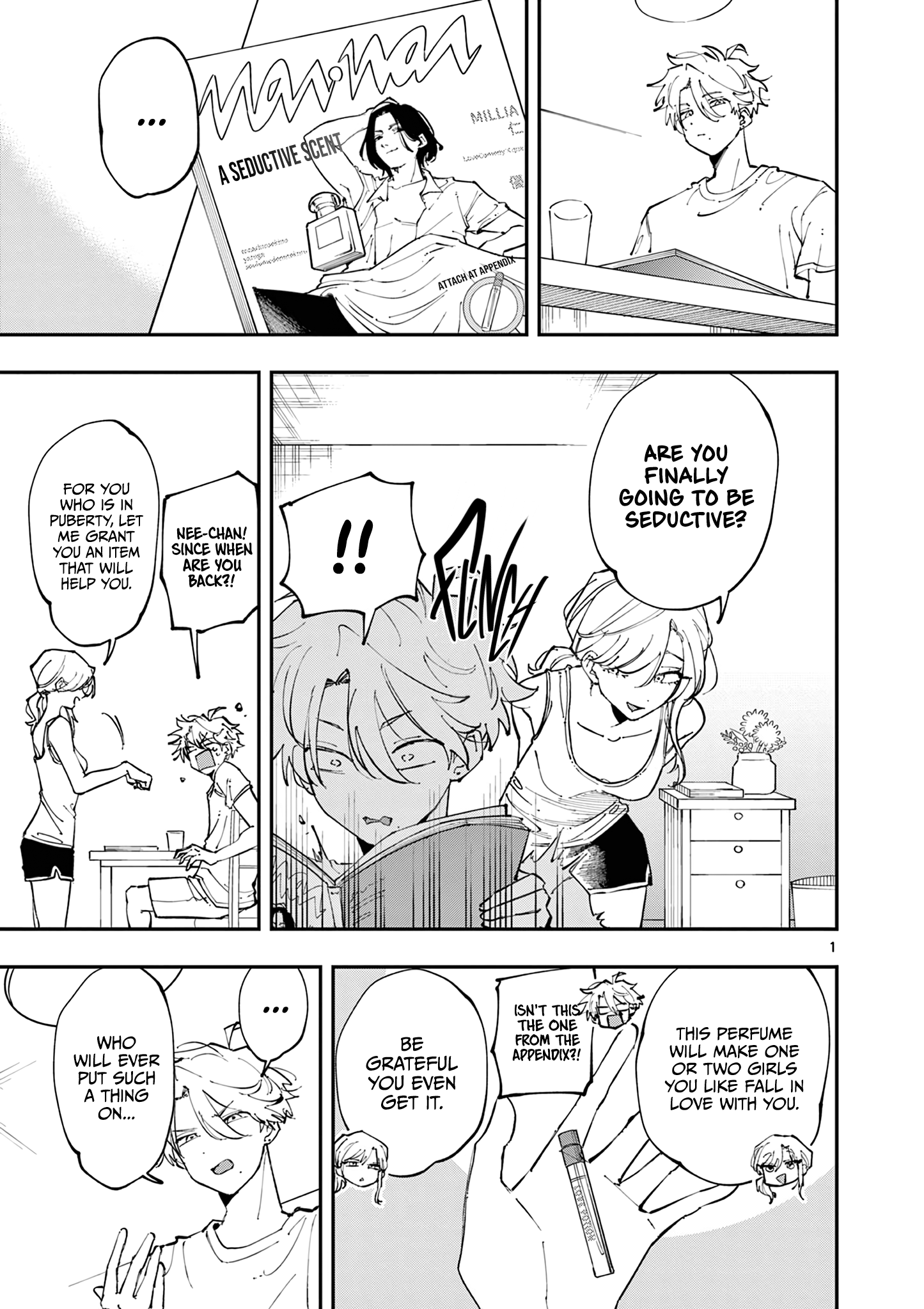 Halaman dari Tonari no Seki no Yatsu ga Souiu Me de Mitekuru Chapter 13