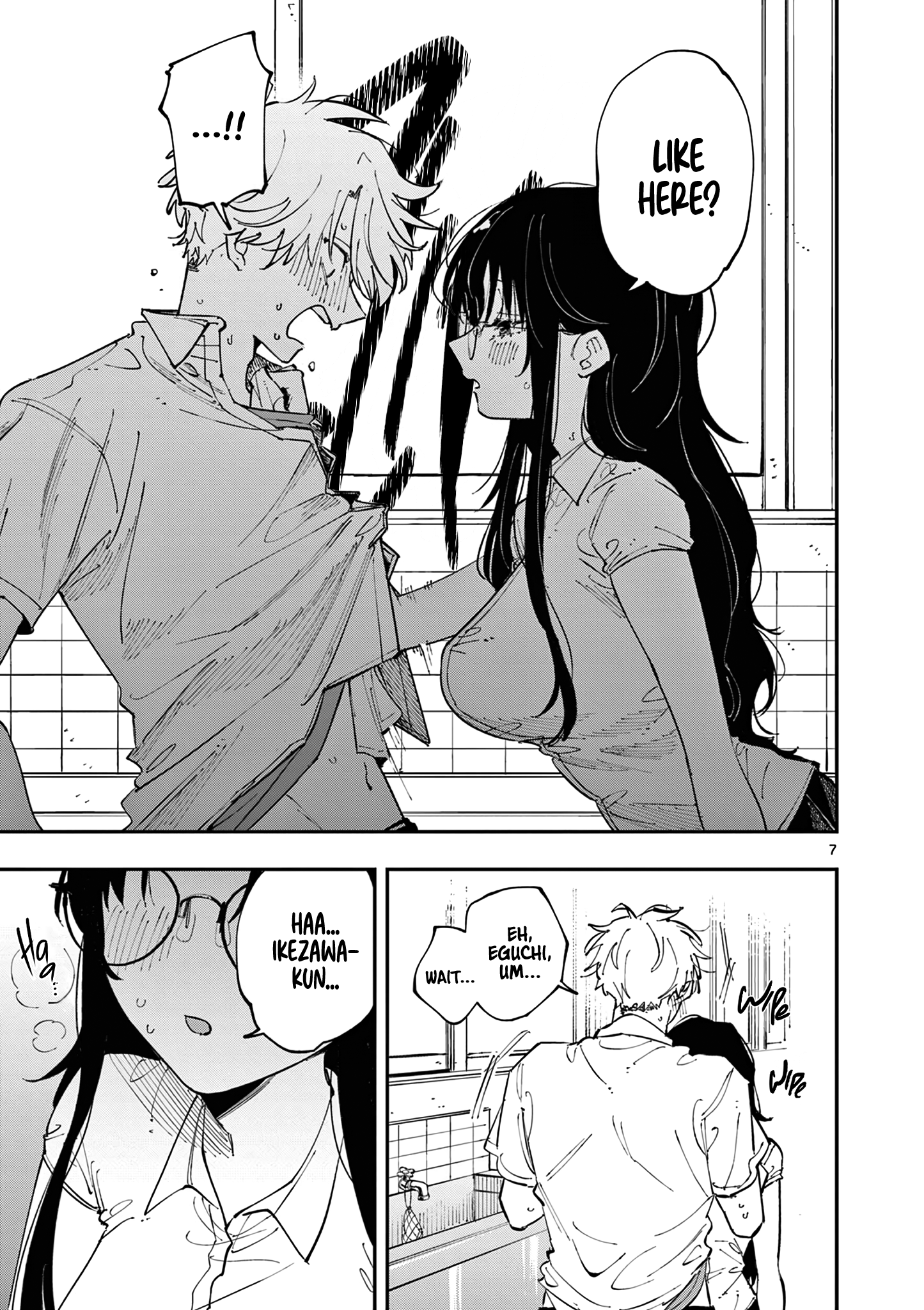 Halaman dari Tonari no Seki no Yatsu ga Souiu Me de Mitekuru Chapter 13