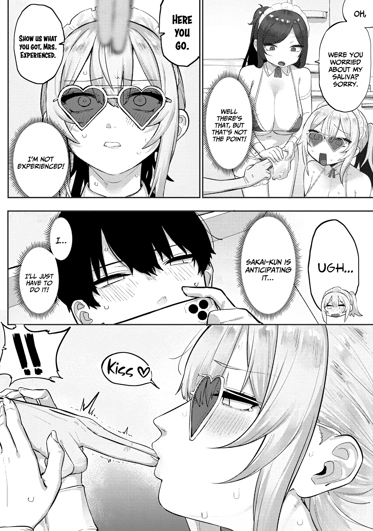 Halaman dari Mukuchina Miyashita-san no Shikiyoku Channel Chapter 10