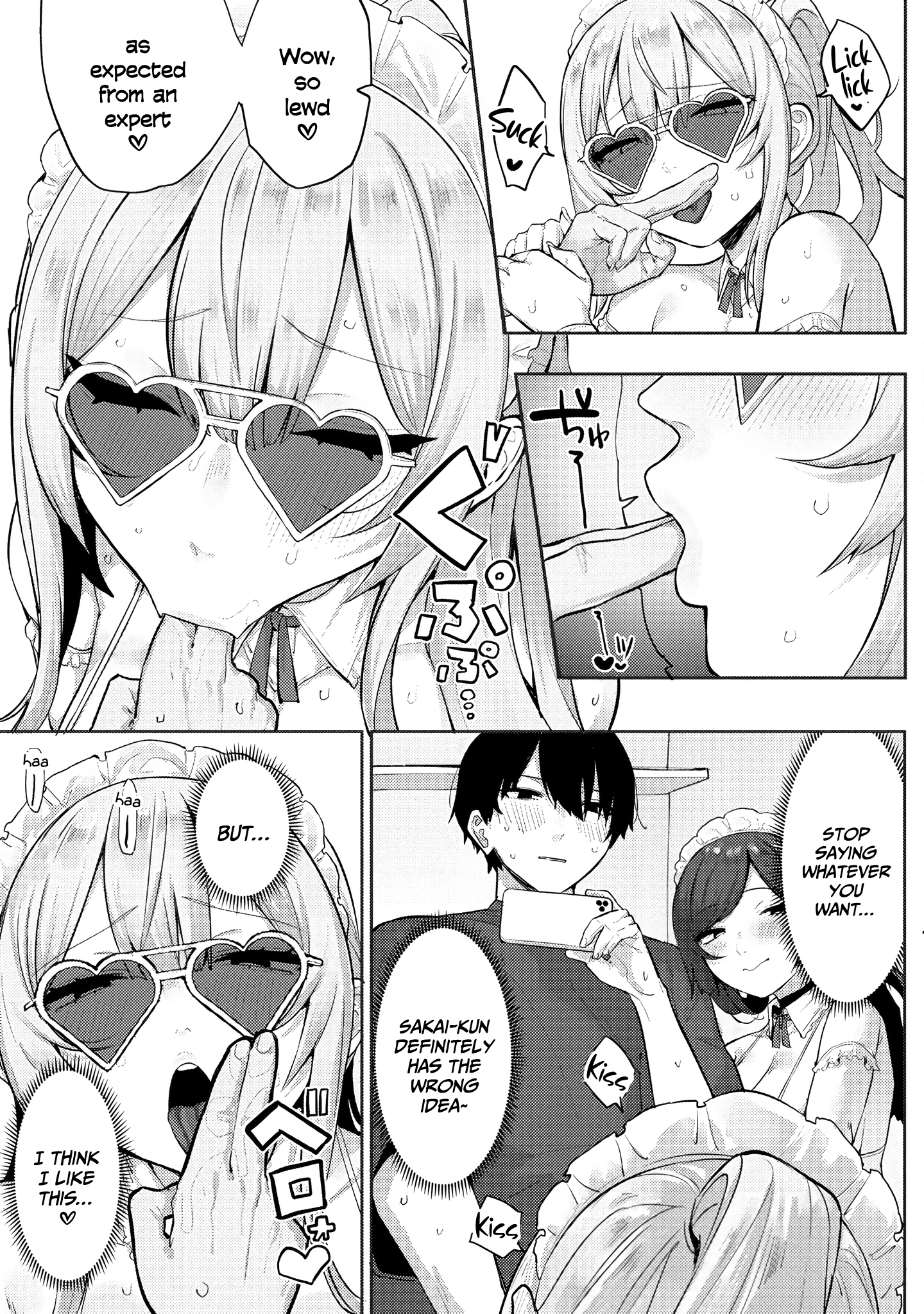 Halaman dari Mukuchina Miyashita-san no Shikiyoku Channel Chapter 10