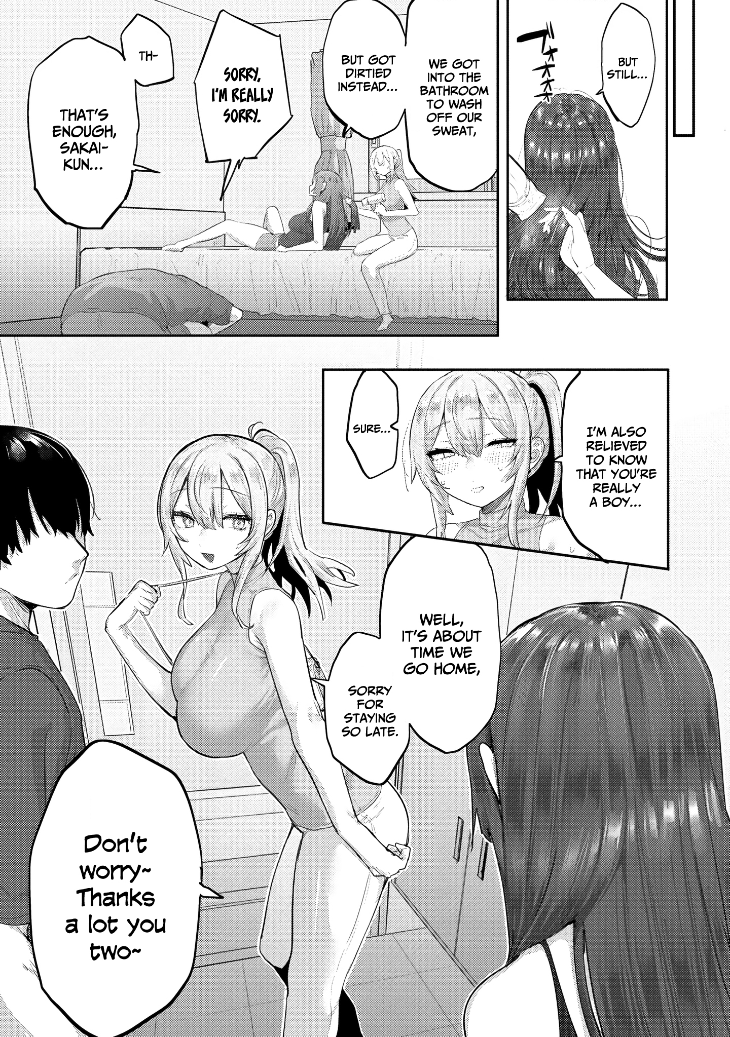 Halaman dari Mukuchina Miyashita-san no Shikiyoku Channel Chapter 10