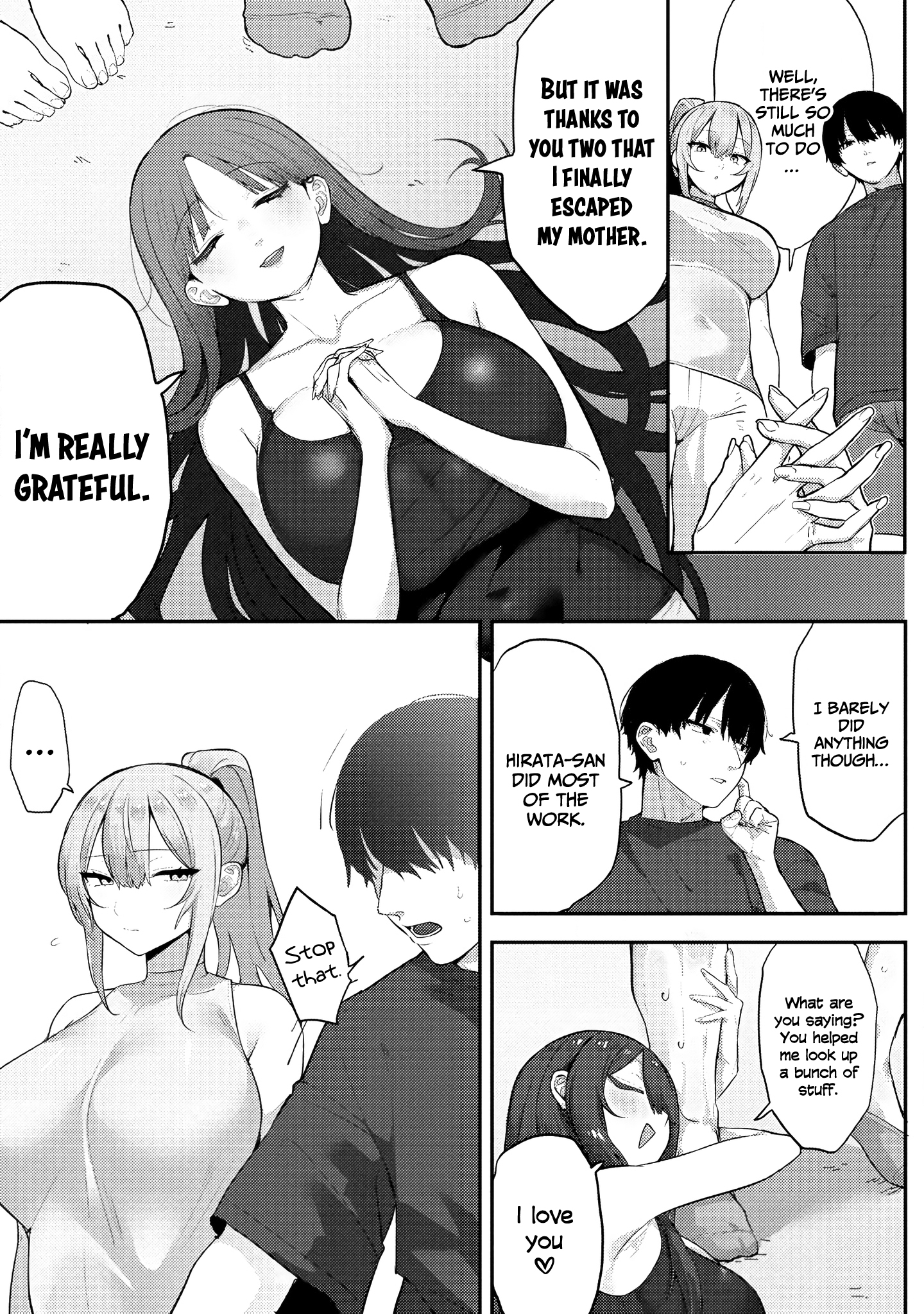 Halaman dari Mukuchina Miyashita-san no Shikiyoku Channel Chapter 10