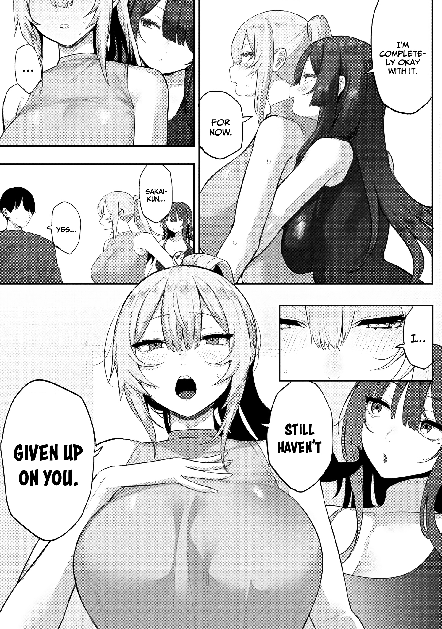 Halaman dari Mukuchina Miyashita-san no Shikiyoku Channel Chapter 10