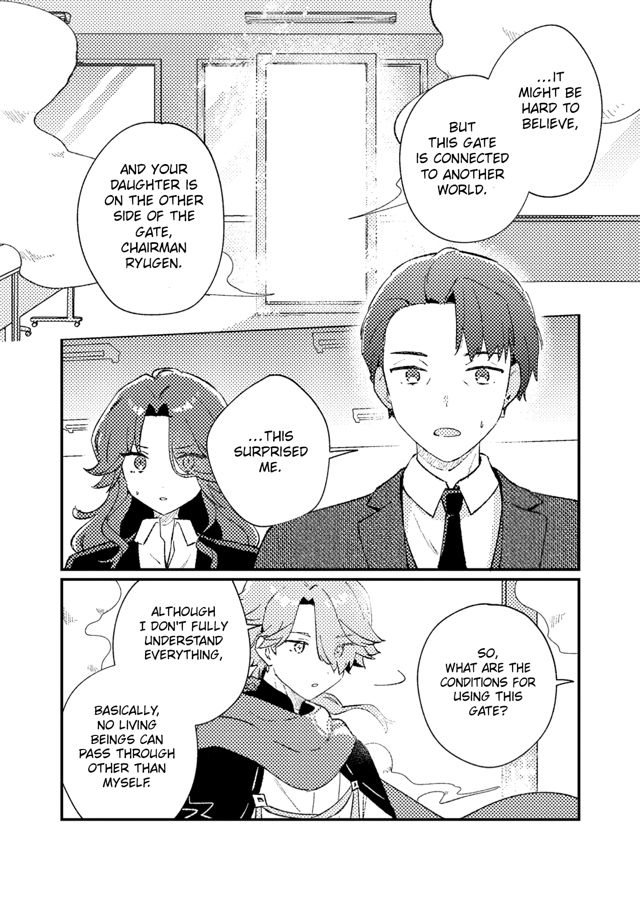 Halaman dari Isekai Shounin - Skill <Isekai Tokou> wo Kushi Shite, Yuuyuu Jiteki na Okanemochi Slow Life wo Okurimasu Chapter 3