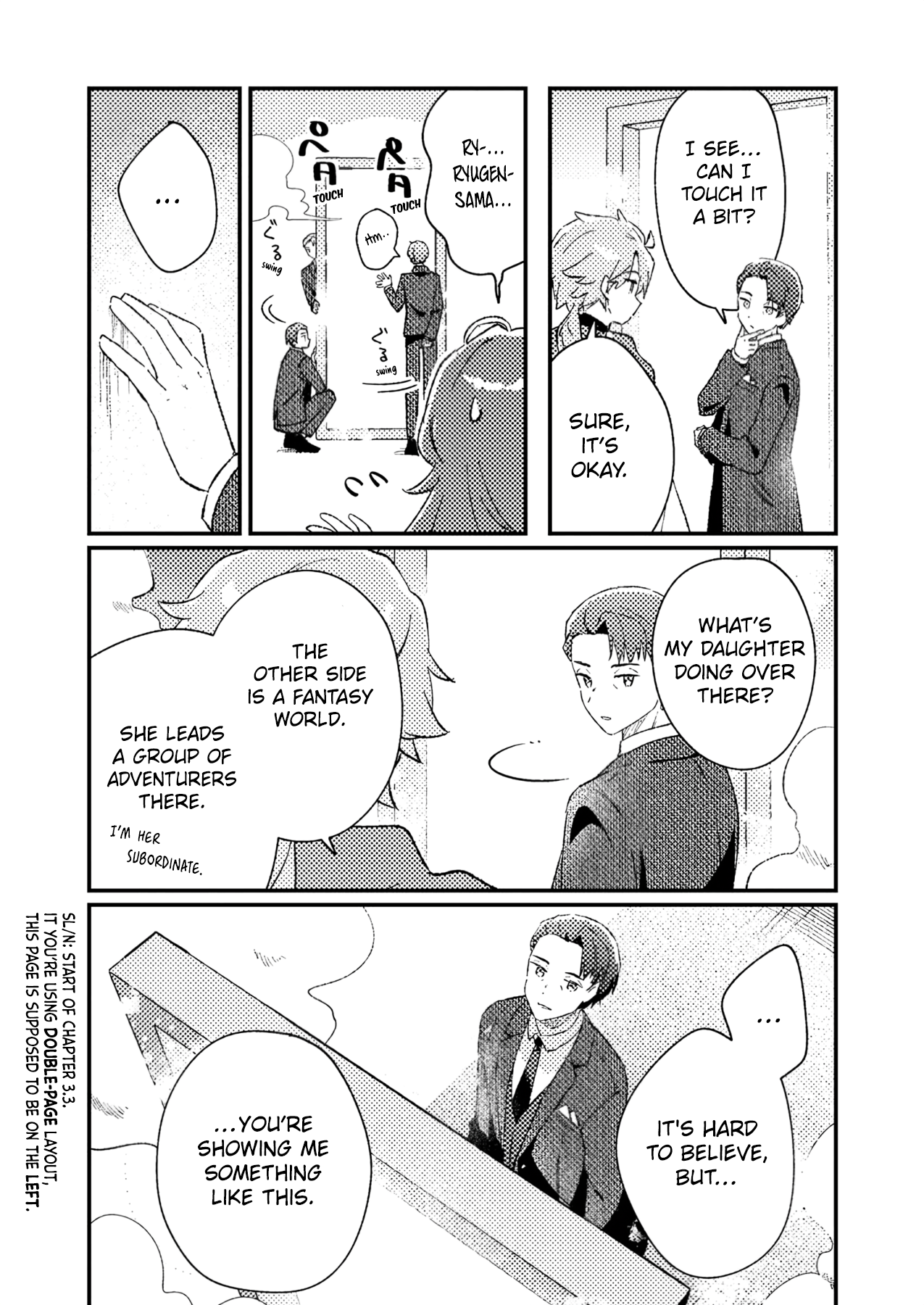 Halaman dari Isekai Shounin - Skill <Isekai Tokou> wo Kushi Shite, Yuuyuu Jiteki na Okanemochi Slow Life wo Okurimasu Chapter 3