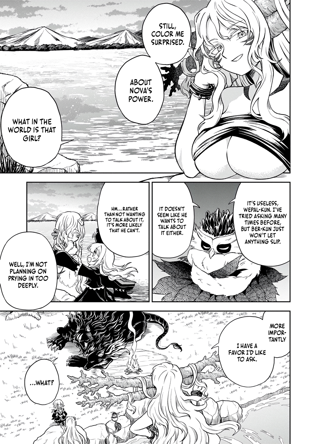 Halaman dari Mamono no Mori no Shojo Nova Chapter 6