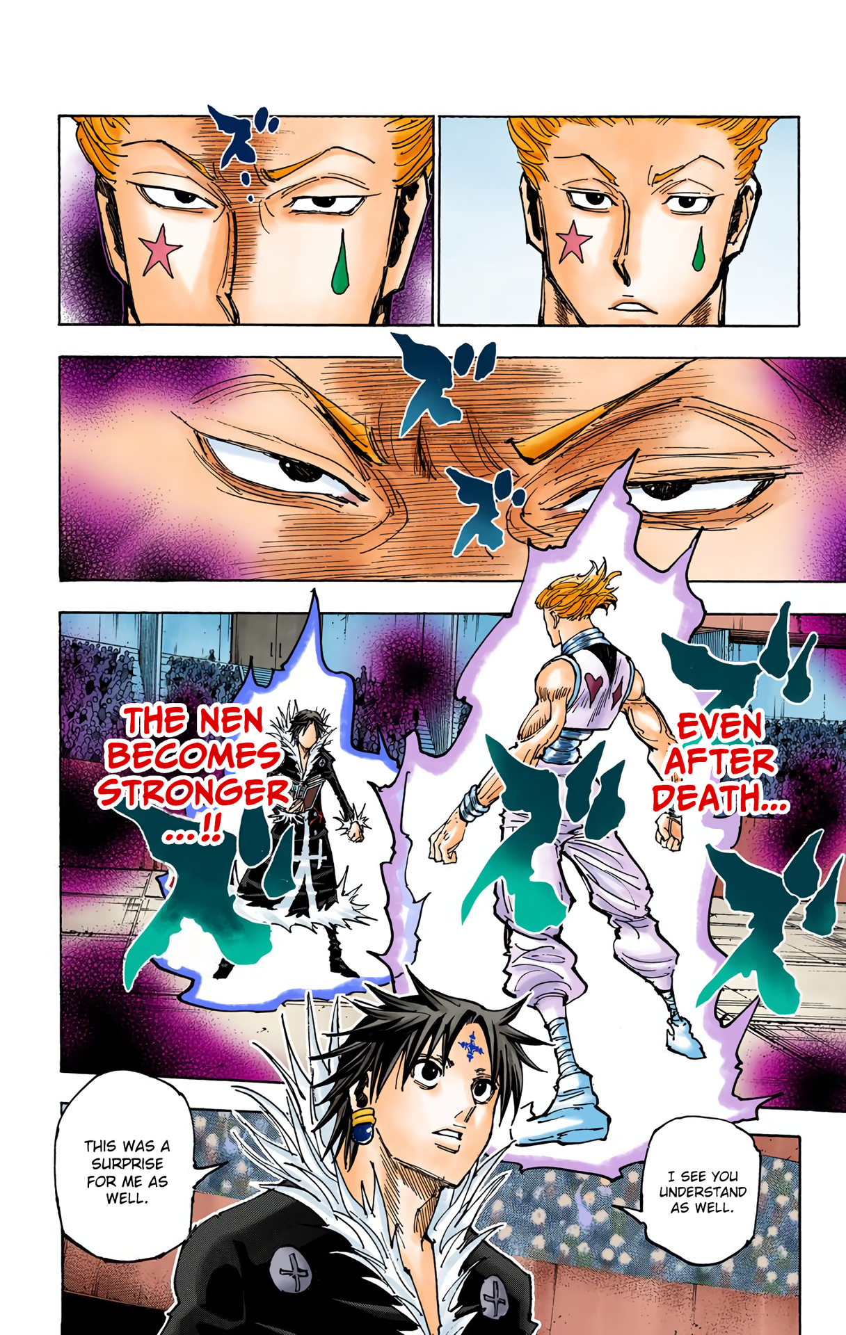 Halaman dari HUNTER x HUNTER (Official Colored) Chapter 352