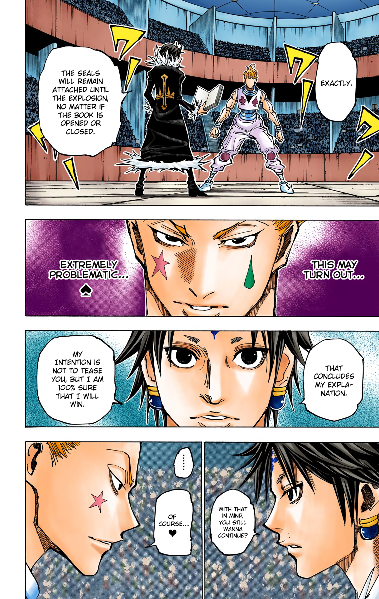 Halaman dari HUNTER x HUNTER (Official Colored) Chapter 352