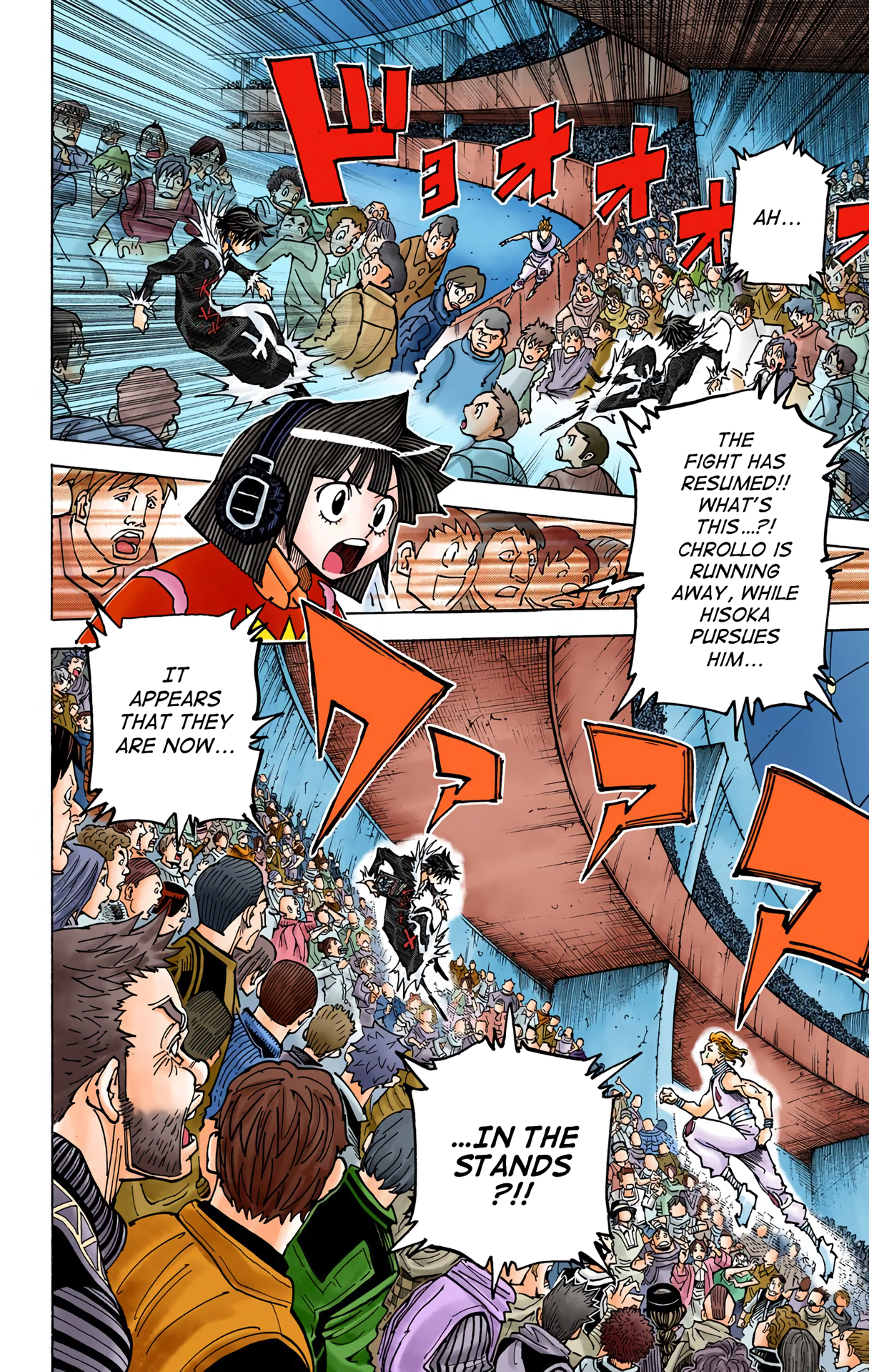 Halaman dari HUNTER x HUNTER (Official Colored) Chapter 352