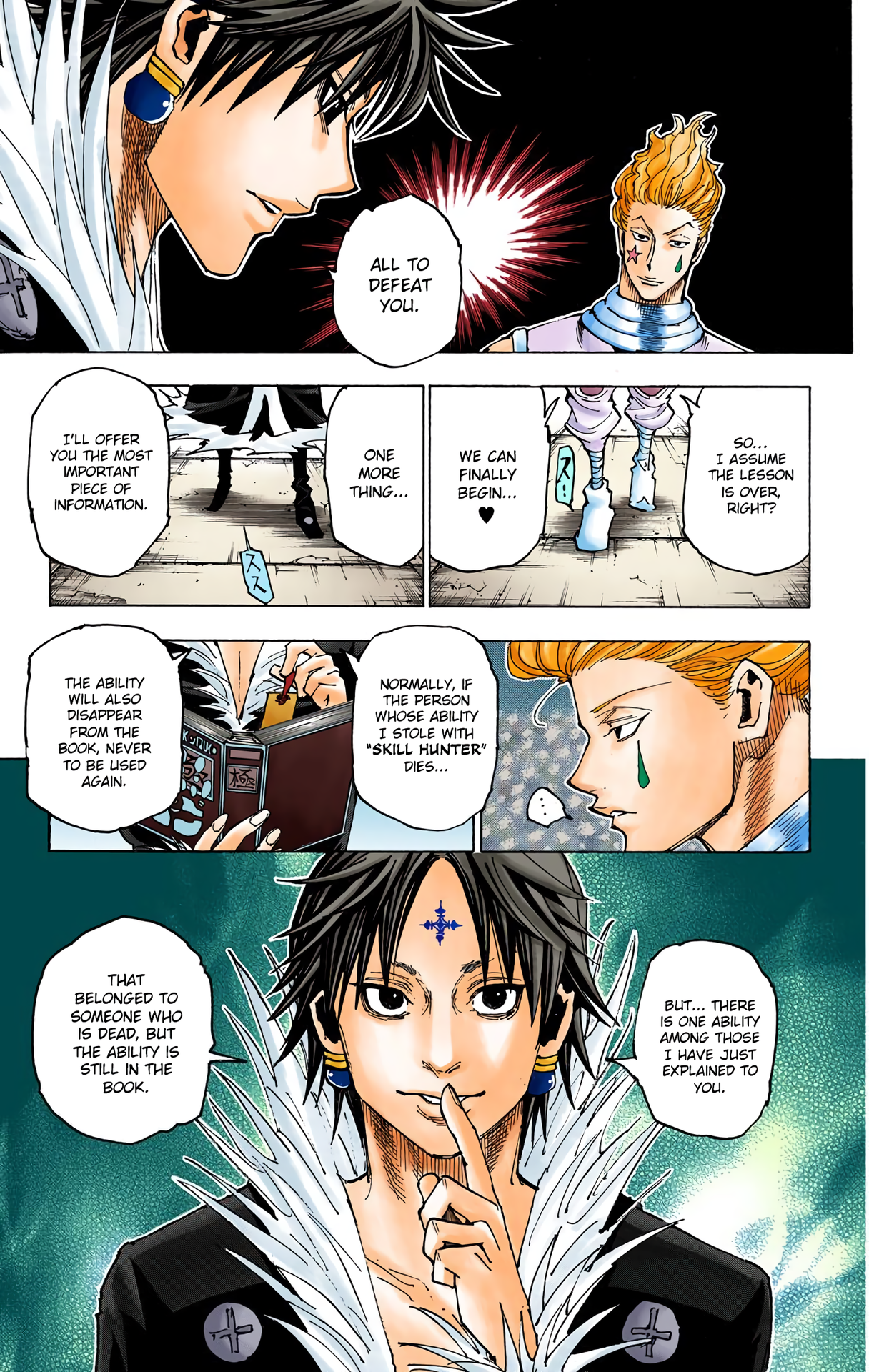 Halaman dari HUNTER x HUNTER (Official Colored) Chapter 352