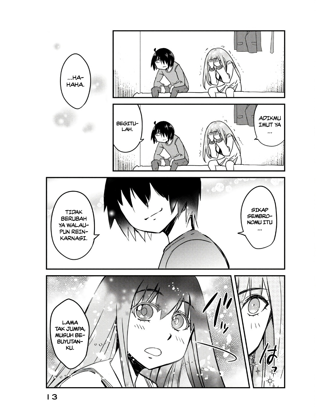 Hanaori-san wa Tensei shitemo Kenka ga Shitai Chapter 1 - halaman 16