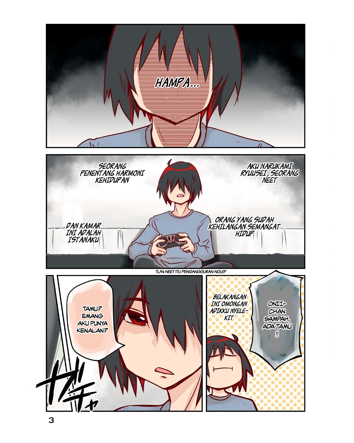 Hanaori-san wa Tensei shitemo Kenka ga Shitai Chapter 1 - halaman 6