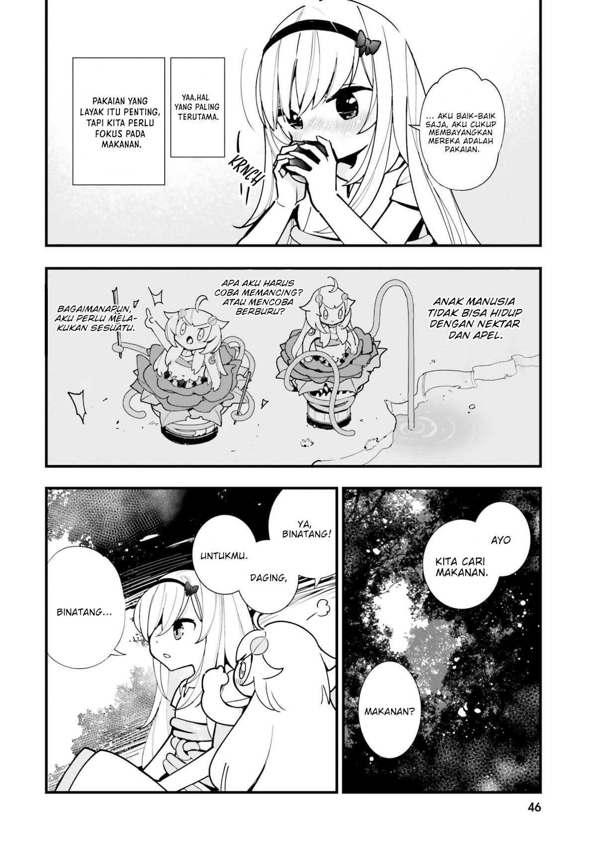 Shokubutsu Monster Musume Nikki: Seijo Datta Watashi ga Uragirareta Hate ni Alraune ni Tensei shiteshimatta node, Korekara wa Kougousei wo Shinagara Shizuka ni Shokubutsu Life wo Sugoshimasu Chapter 17 - halaman 11