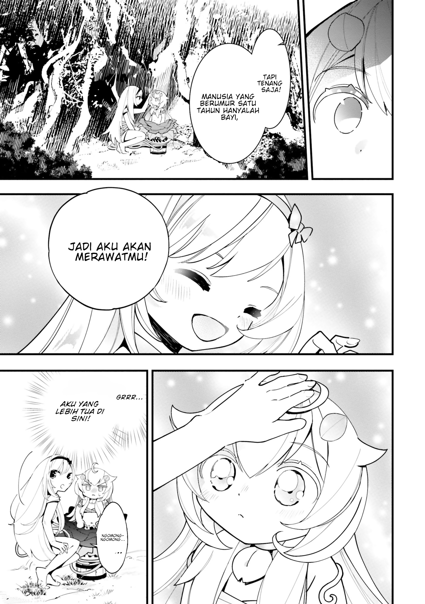 Shokubutsu Monster Musume Nikki: Seijo Datta Watashi ga Uragirareta Hate ni Alraune ni Tensei shiteshimatta node, Korekara wa Kougousei wo Shinagara Shizuka ni Shokubutsu Life wo Sugoshimasu Chapter 17 - halaman 8