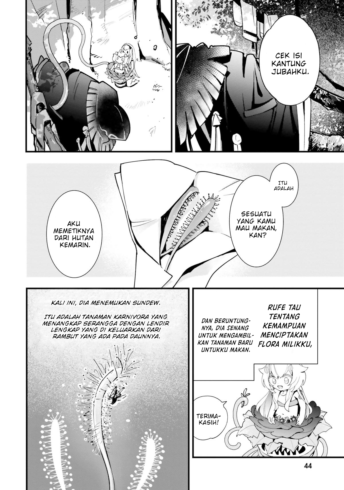 Shokubutsu Monster Musume Nikki: Seijo Datta Watashi ga Uragirareta Hate ni Alraune ni Tensei shiteshimatta node, Korekara wa Kougousei wo Shinagara Shizuka ni Shokubutsu Life wo Sugoshimasu Chapter 17 - halaman 9