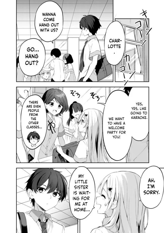 Halaman dari Maigo ni Natteita Youjo wo Tasuketara, Otonari ni Sumu Bishoujo Ryuugakusei ga Ie ni Asobi ni Kuru You ni Natta Ken ni Tsuite Chapter 1