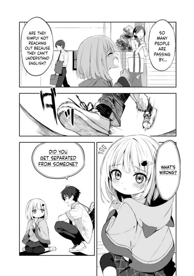 Halaman dari Maigo ni Natteita Youjo wo Tasuketara, Otonari ni Sumu Bishoujo Ryuugakusei ga Ie ni Asobi ni Kuru You ni Natta Ken ni Tsuite Chapter 1