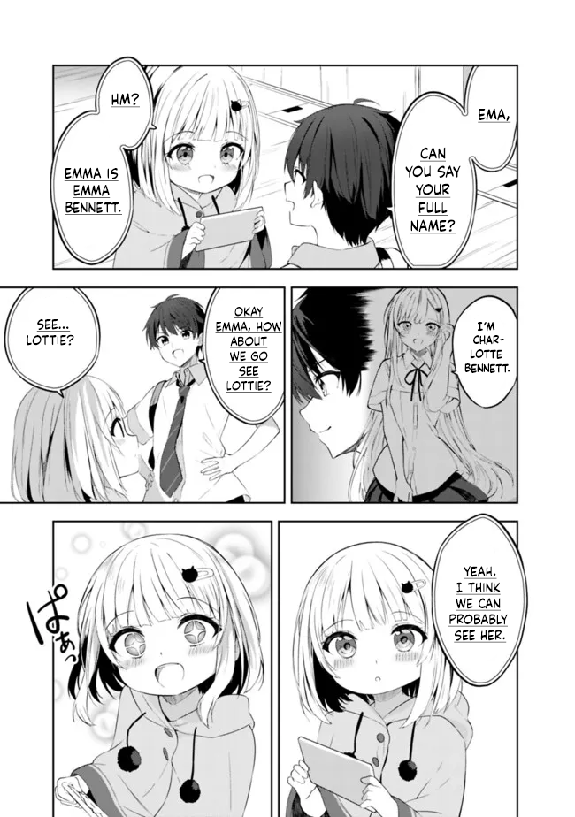 Halaman dari Maigo ni Natteita Youjo wo Tasuketara, Otonari ni Sumu Bishoujo Ryuugakusei ga Ie ni Asobi ni Kuru You ni Natta Ken ni Tsuite Chapter 1