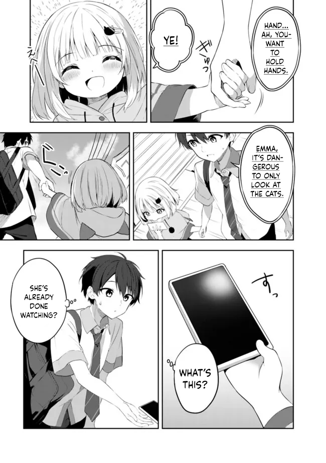 Halaman dari Maigo ni Natteita Youjo wo Tasuketara, Otonari ni Sumu Bishoujo Ryuugakusei ga Ie ni Asobi ni Kuru You ni Natta Ken ni Tsuite Chapter 1