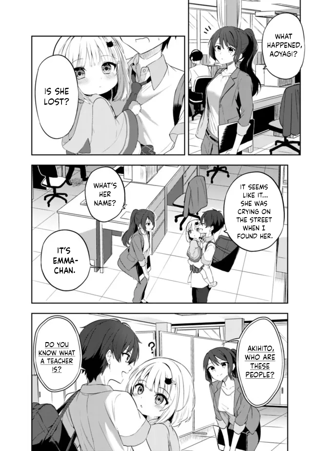 Halaman dari Maigo ni Natteita Youjo wo Tasuketara, Otonari ni Sumu Bishoujo Ryuugakusei ga Ie ni Asobi ni Kuru You ni Natta Ken ni Tsuite Chapter 1
