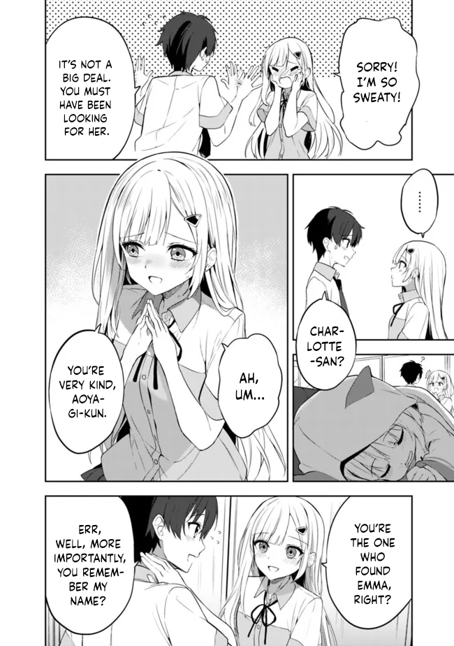 Halaman dari Maigo ni Natteita Youjo wo Tasuketara, Otonari ni Sumu Bishoujo Ryuugakusei ga Ie ni Asobi ni Kuru You ni Natta Ken ni Tsuite Chapter 1