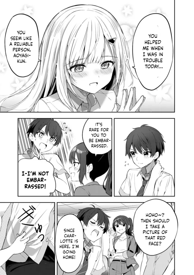 Halaman dari Maigo ni Natteita Youjo wo Tasuketara, Otonari ni Sumu Bishoujo Ryuugakusei ga Ie ni Asobi ni Kuru You ni Natta Ken ni Tsuite Chapter 1
