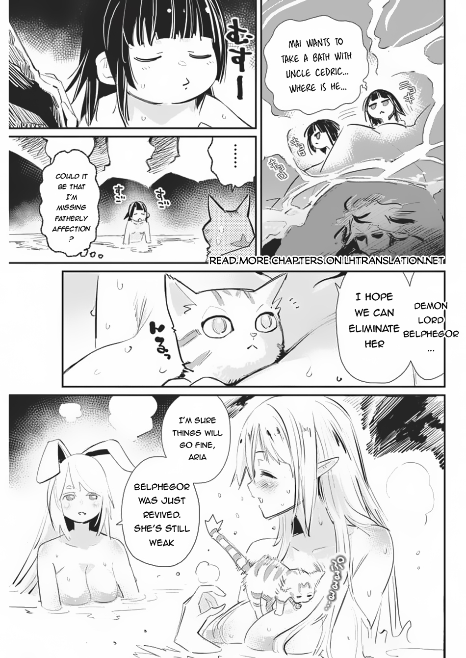 Halaman dari S-Rank Monster no "Behemoth" Dakedo, Neko to Machigawarete Elf Musume no Pet to Shite Kurashitemasu Chapter 71
