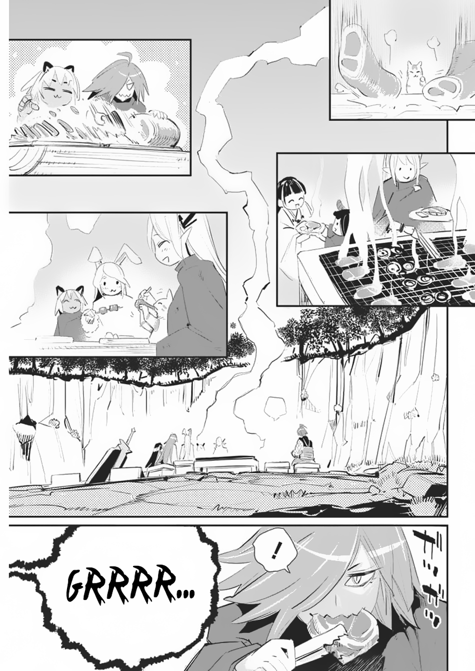 Halaman dari S-Rank Monster no "Behemoth" Dakedo, Neko to Machigawarete Elf Musume no Pet to Shite Kurashitemasu Chapter 71
