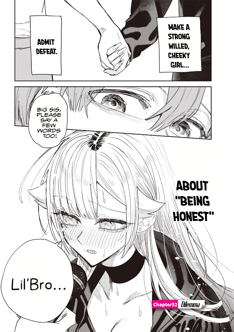 Halaman dari Namaiki na Gal Ane wo Wakaraseru Hanashi Chapter 52