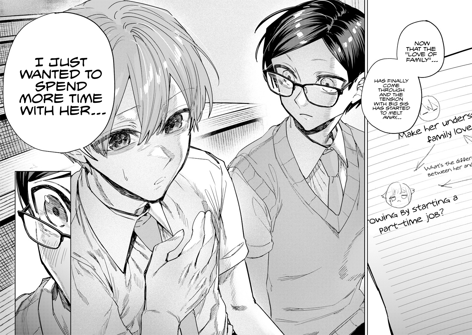 Halaman dari Namaiki na Gal Ane wo Wakaraseru Hanashi Chapter 52