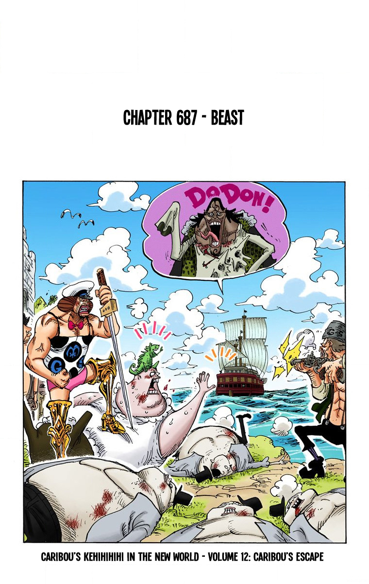 Halaman dari One Piece (Official Colored) Chapter 687