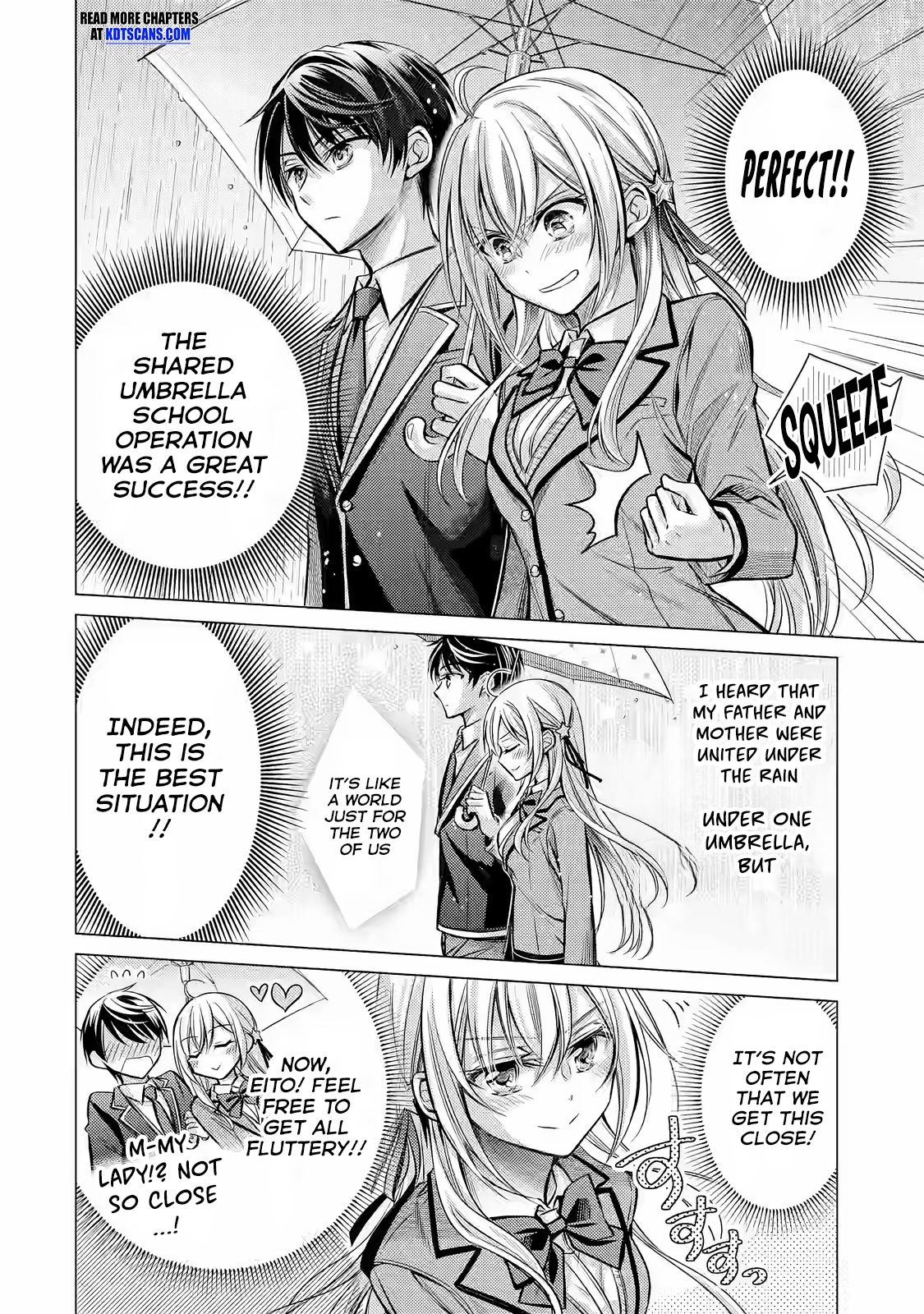 Halaman dari Ore ga Kokuhaku Sarete Kara, Ojou no Yousu ga Okashii Chapter 1.2