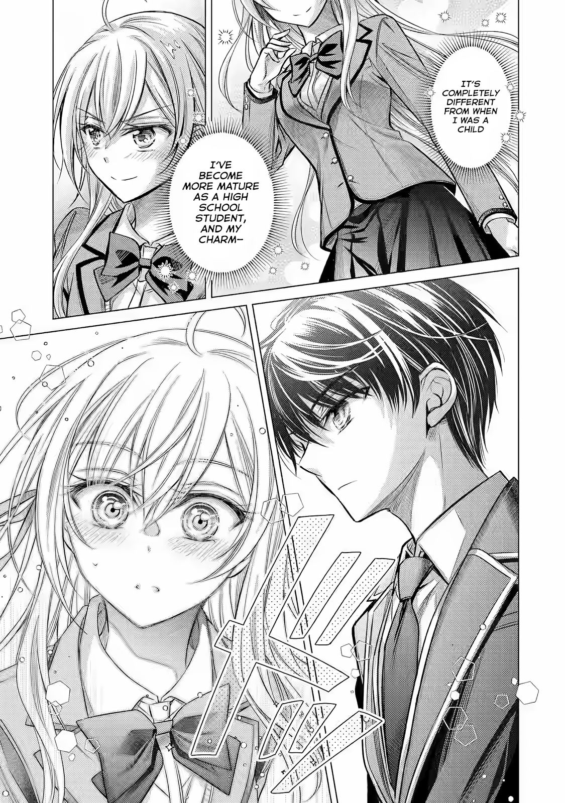 Halaman dari Ore ga Kokuhaku Sarete Kara, Ojou no Yousu ga Okashii Chapter 1.2