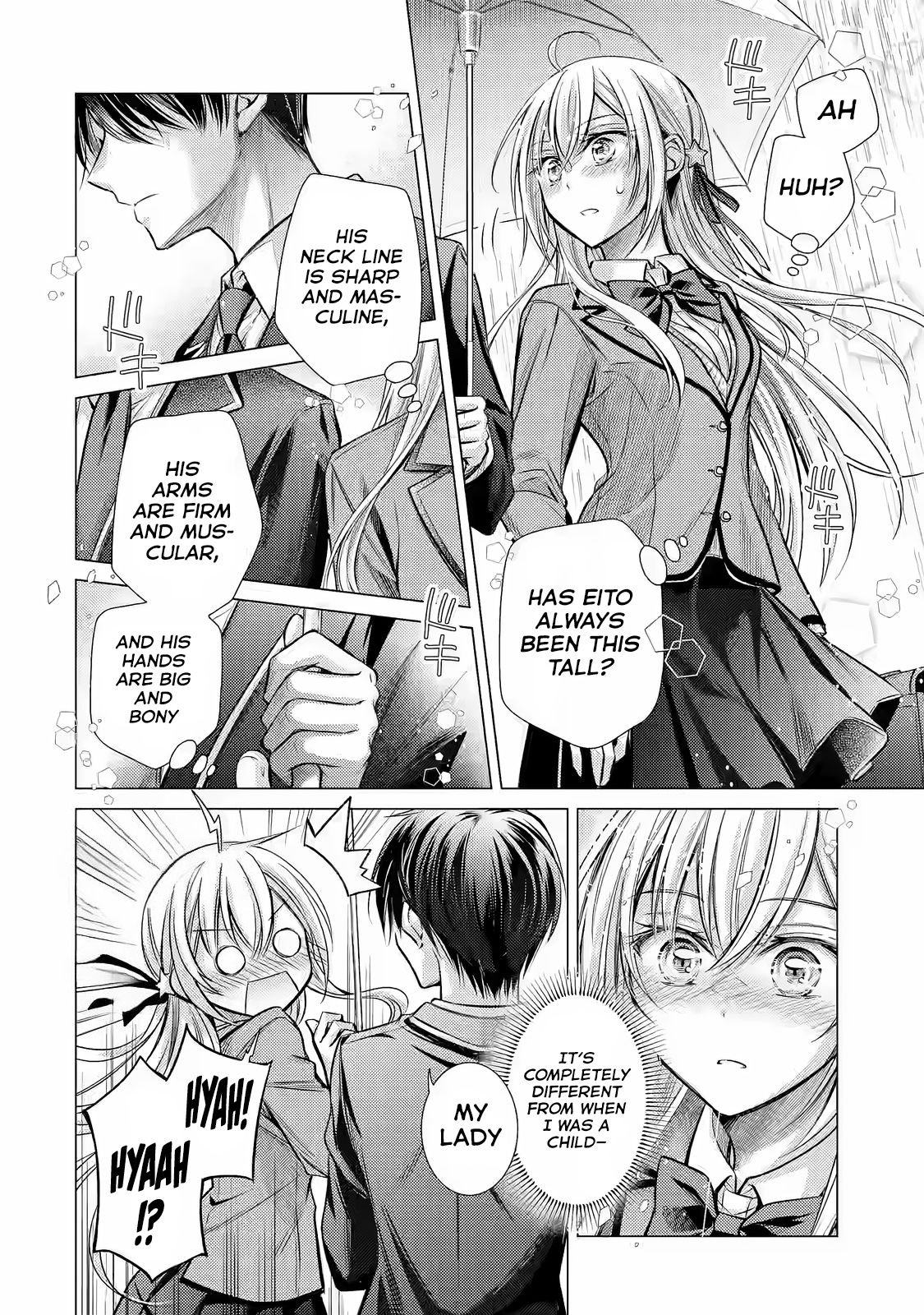 Halaman dari Ore ga Kokuhaku Sarete Kara, Ojou no Yousu ga Okashii Chapter 1.2