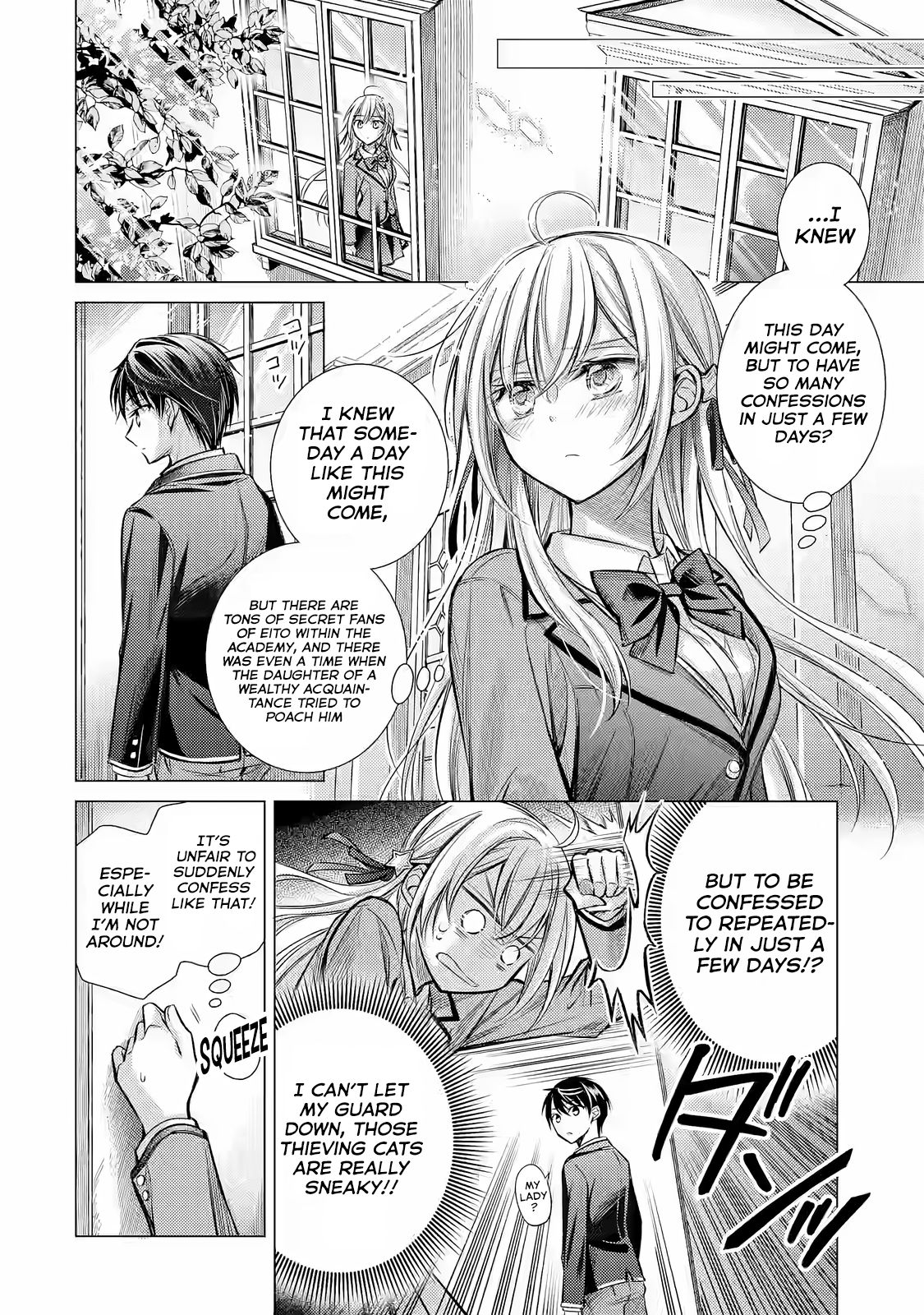 Halaman dari Ore ga Kokuhaku Sarete Kara, Ojou no Yousu ga Okashii Chapter 1.2