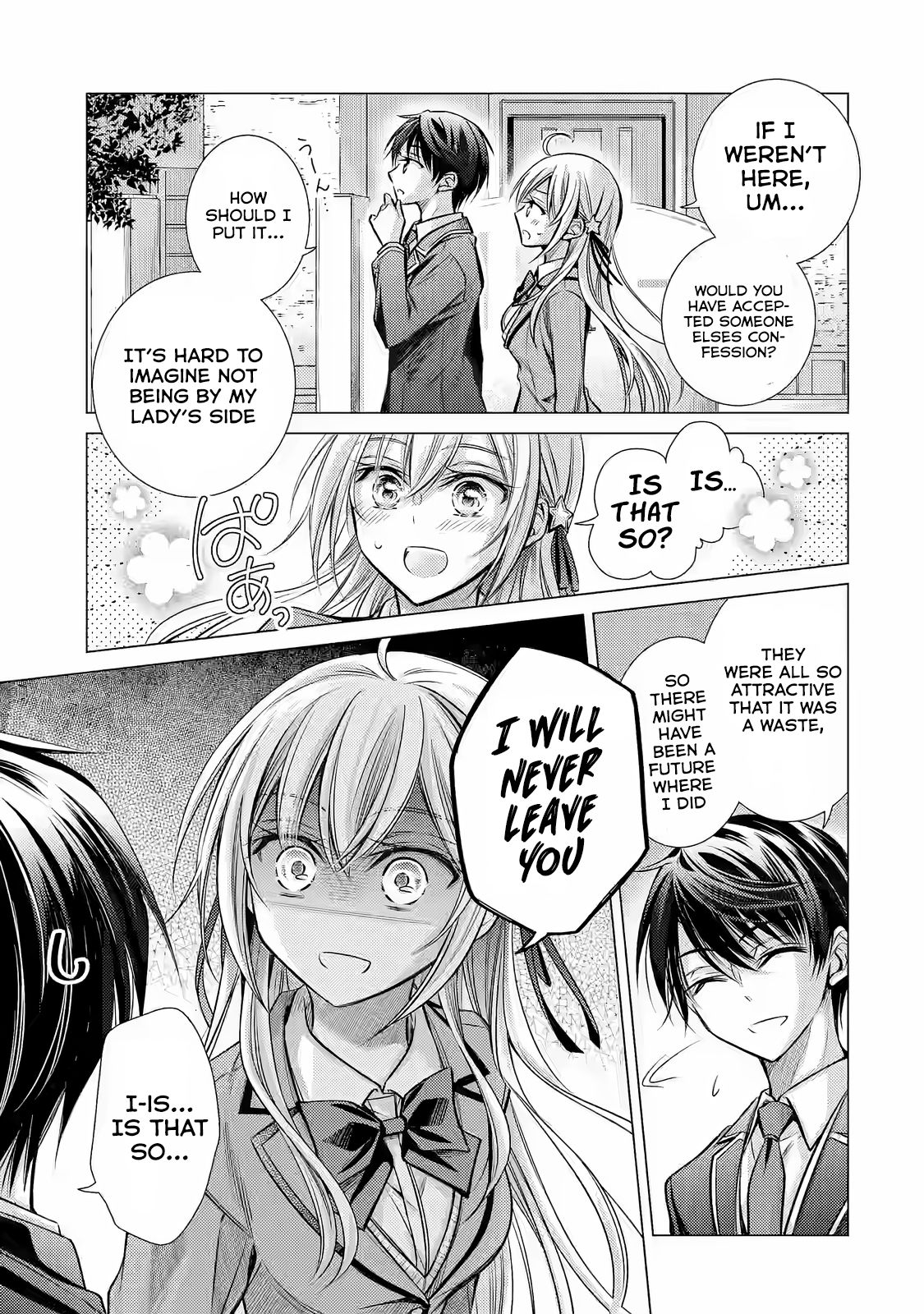 Halaman dari Ore ga Kokuhaku Sarete Kara, Ojou no Yousu ga Okashii Chapter 1.2