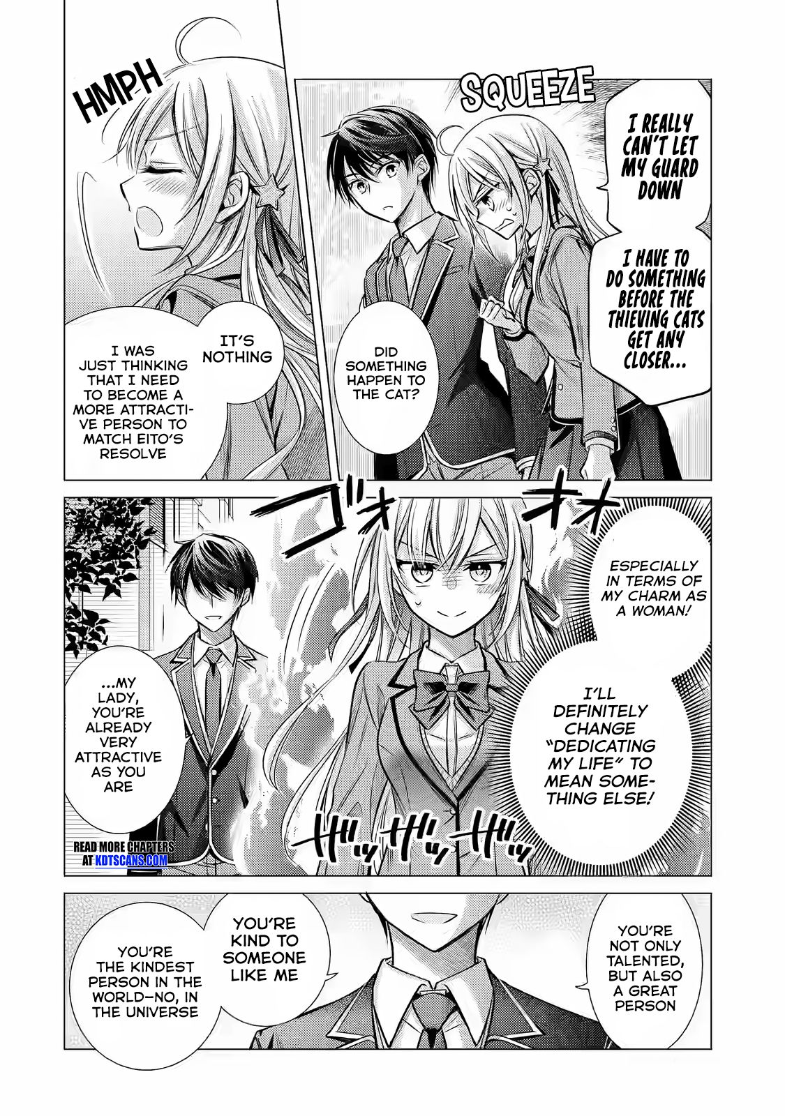 Halaman dari Ore ga Kokuhaku Sarete Kara, Ojou no Yousu ga Okashii Chapter 1.2