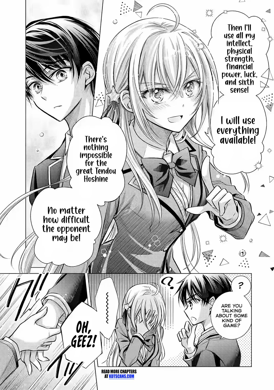 Halaman dari Ore ga Kokuhaku Sarete Kara, Ojou no Yousu ga Okashii Chapter 1.2