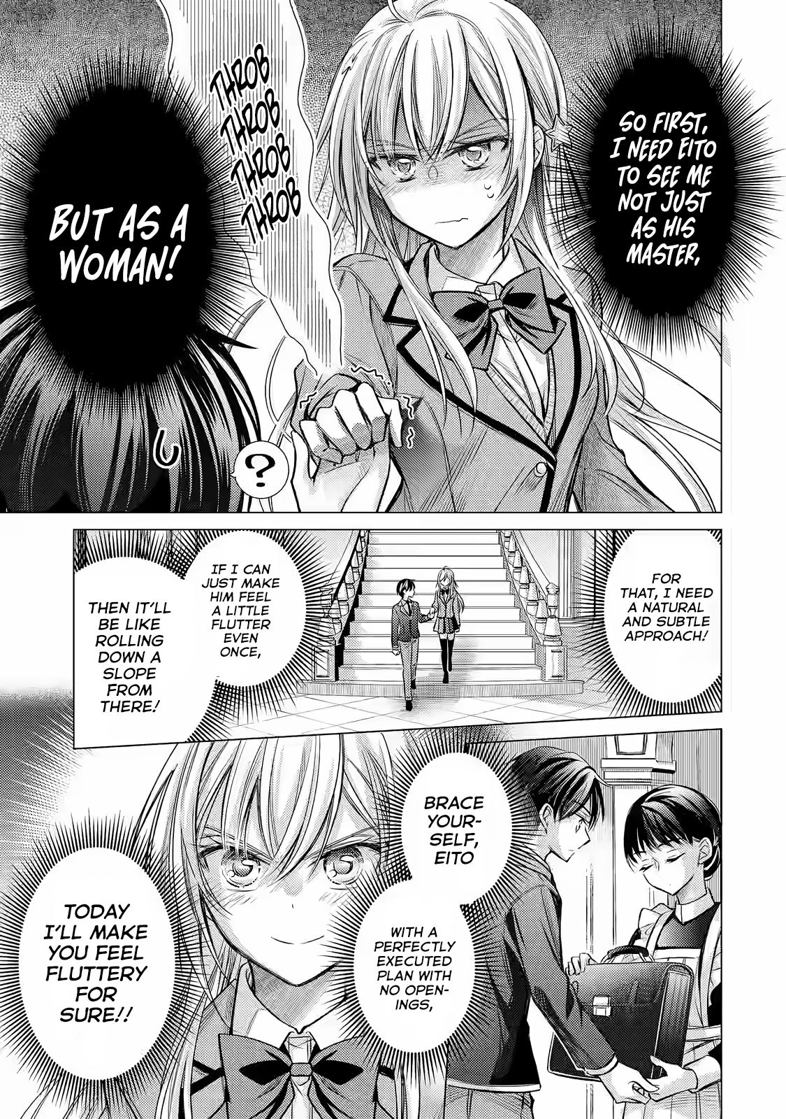 Halaman dari Ore ga Kokuhaku Sarete Kara, Ojou no Yousu ga Okashii Chapter 1.2