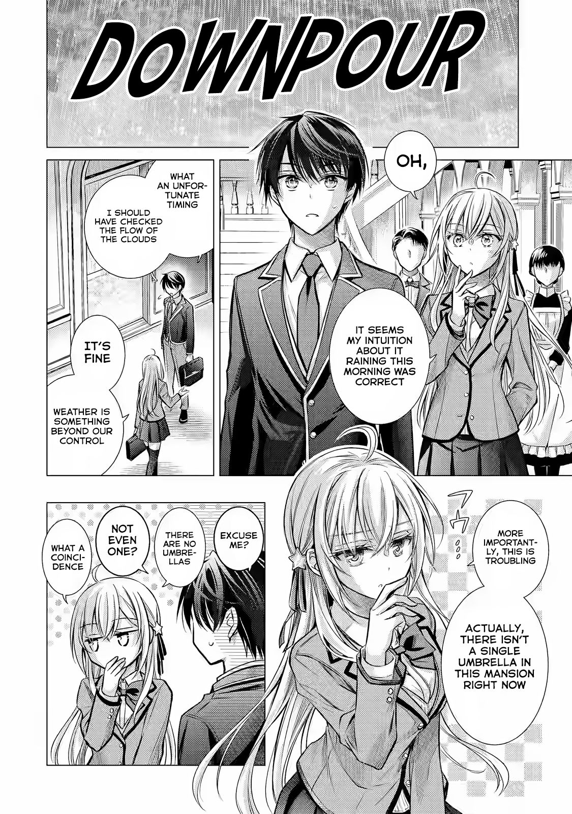 Halaman dari Ore ga Kokuhaku Sarete Kara, Ojou no Yousu ga Okashii Chapter 1.2