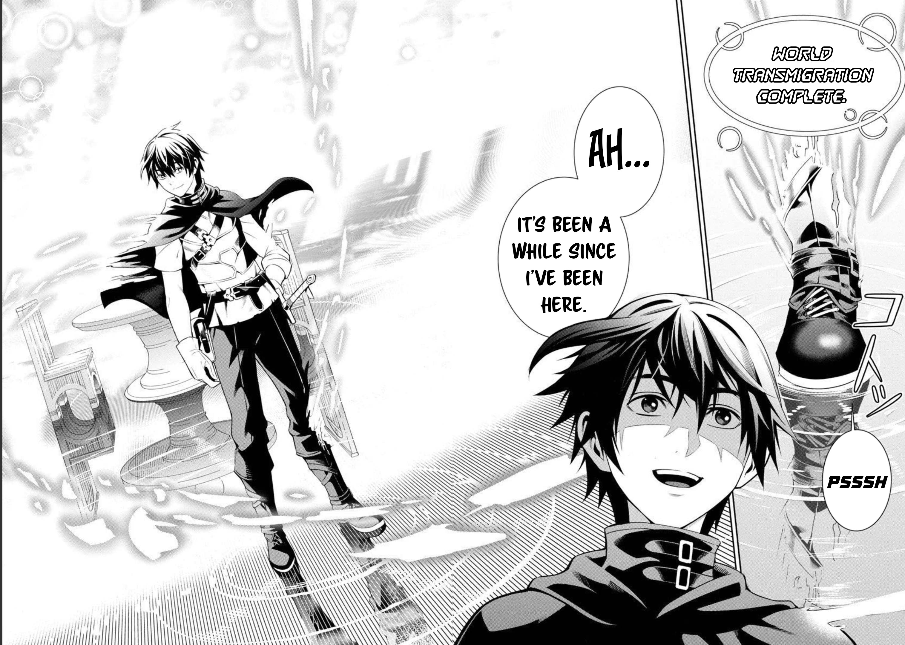 Halaman dari Tsuihousareru Tabi ni Skill wo Te ni Ireta Ore ga, 100 no Isekai de 2-shuume Musou Chapter 1