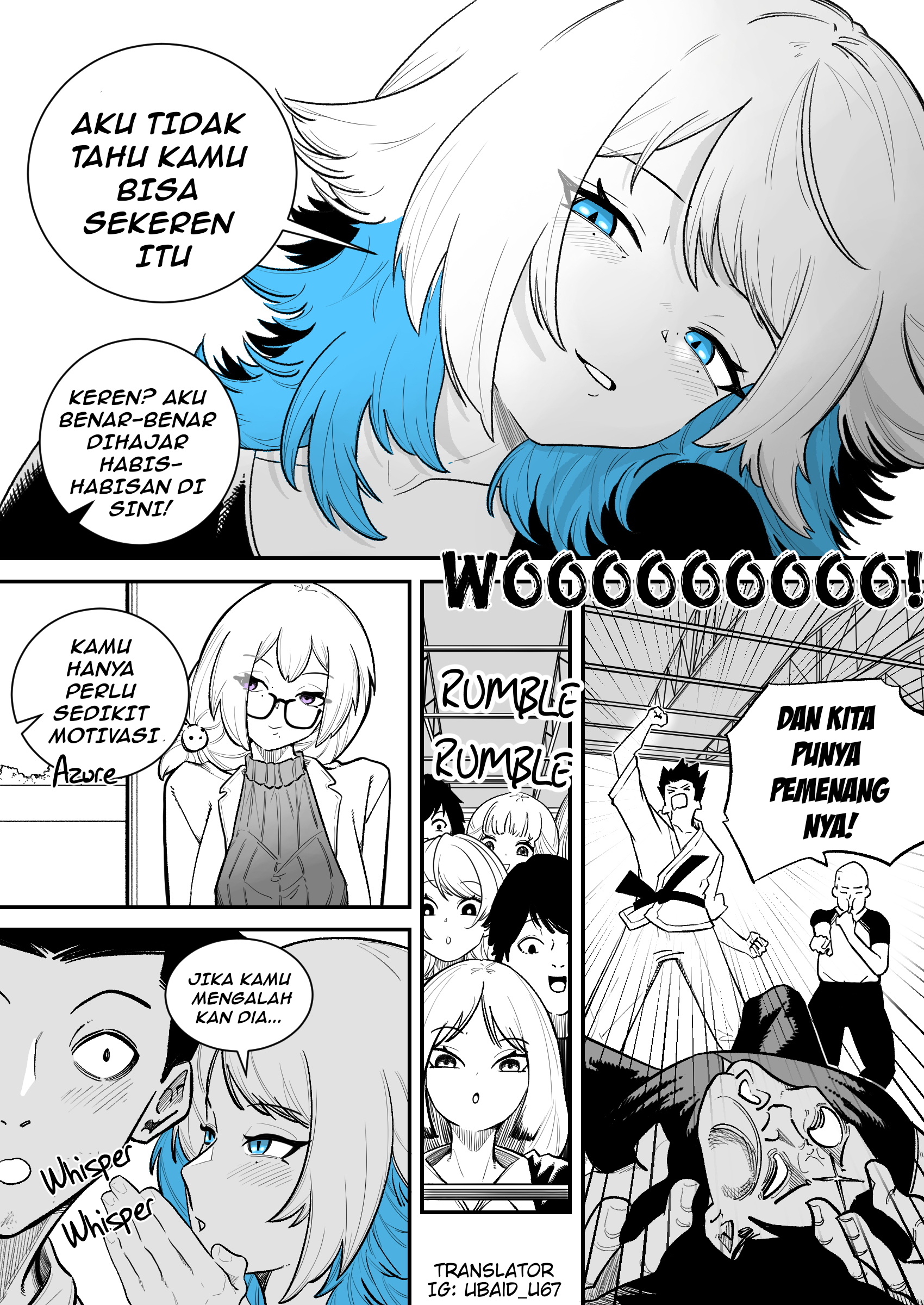 Azure Wants to Turn Me into the Ideal BF Chapter 14 - halaman 4