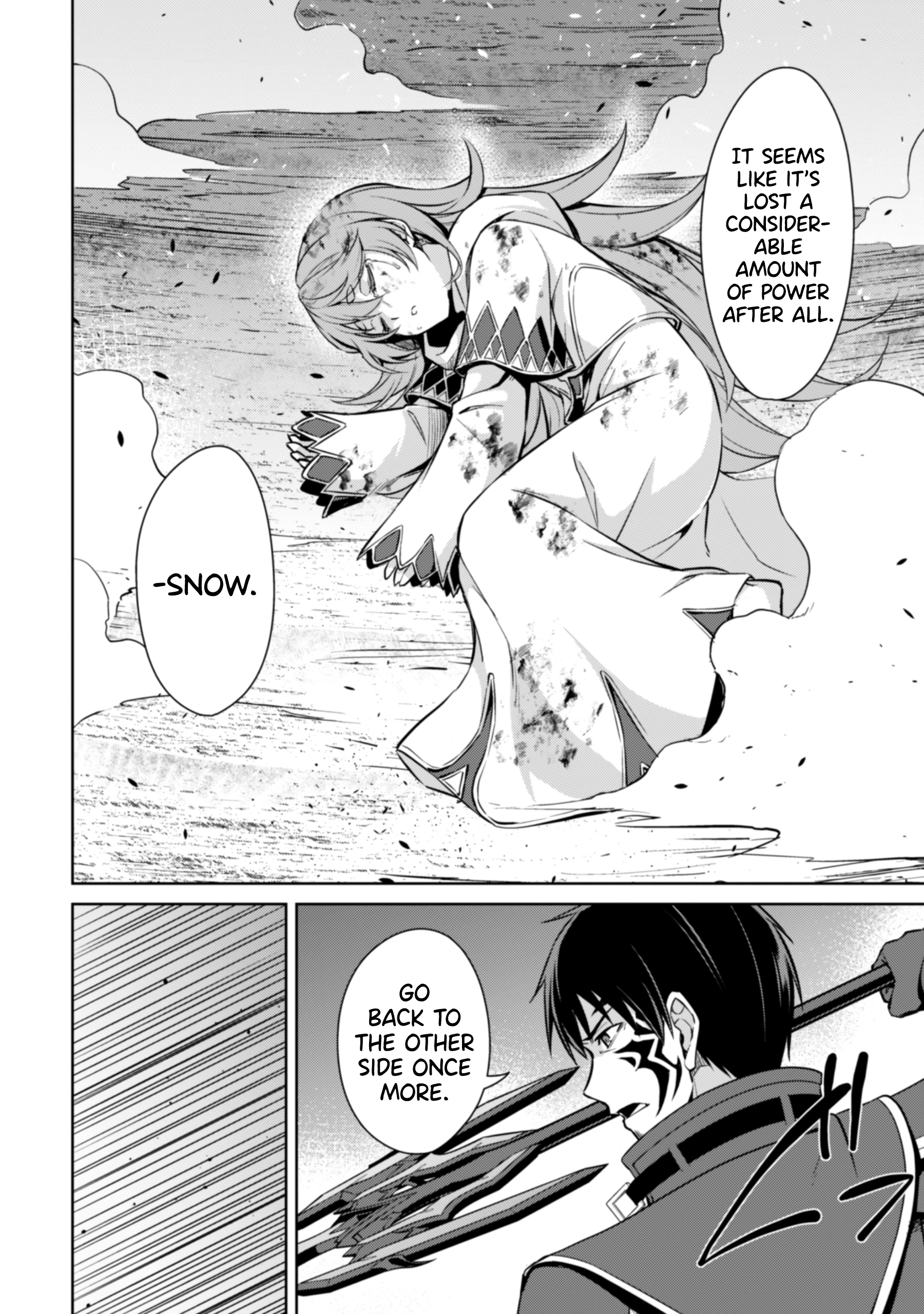 Halaman dari Boushoku no Berserk ~Ore dake Level to Iu Gainen wo Toppa suru~ Chapter 62