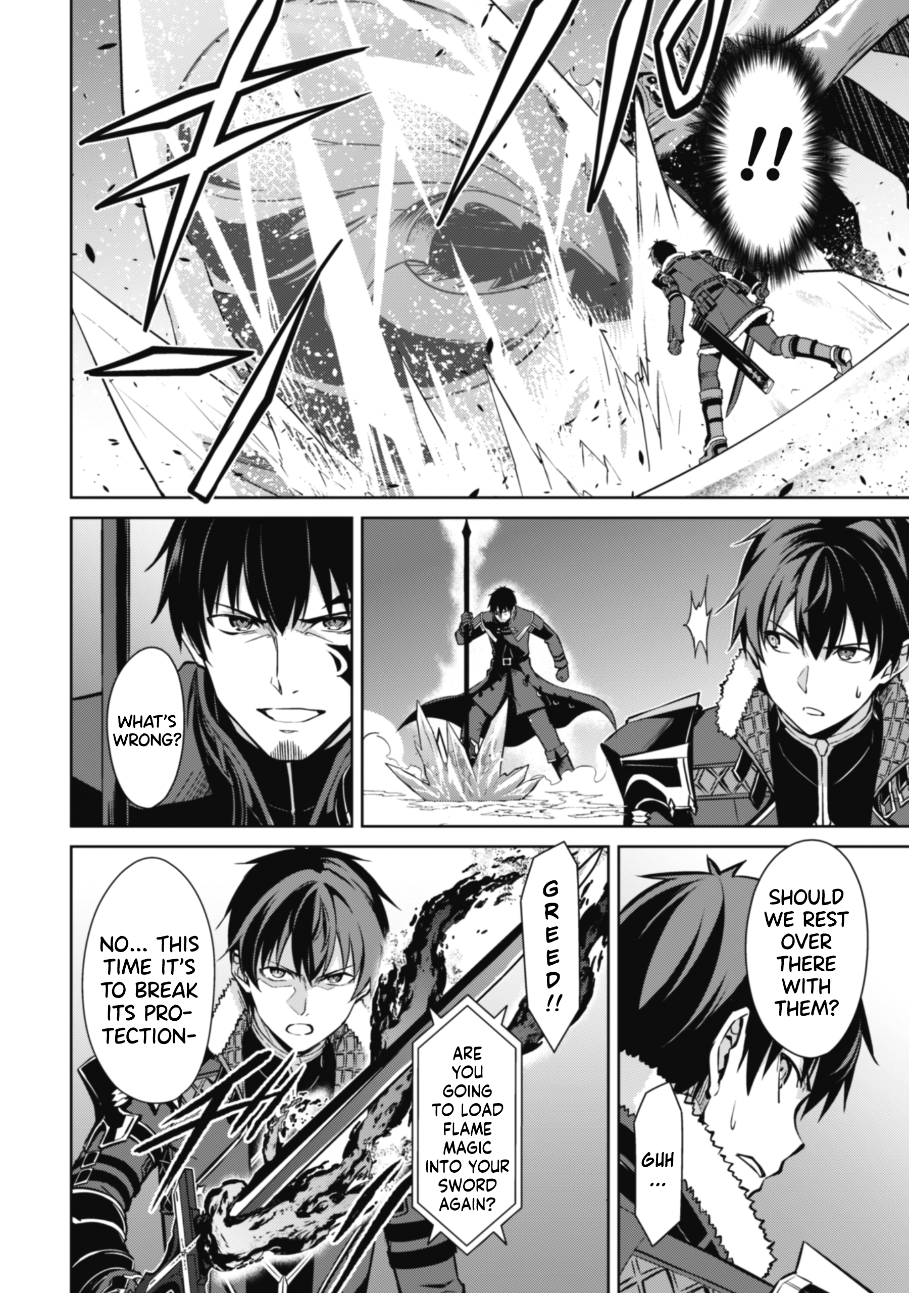 Halaman dari Boushoku no Berserk ~Ore dake Level to Iu Gainen wo Toppa suru~ Chapter 62