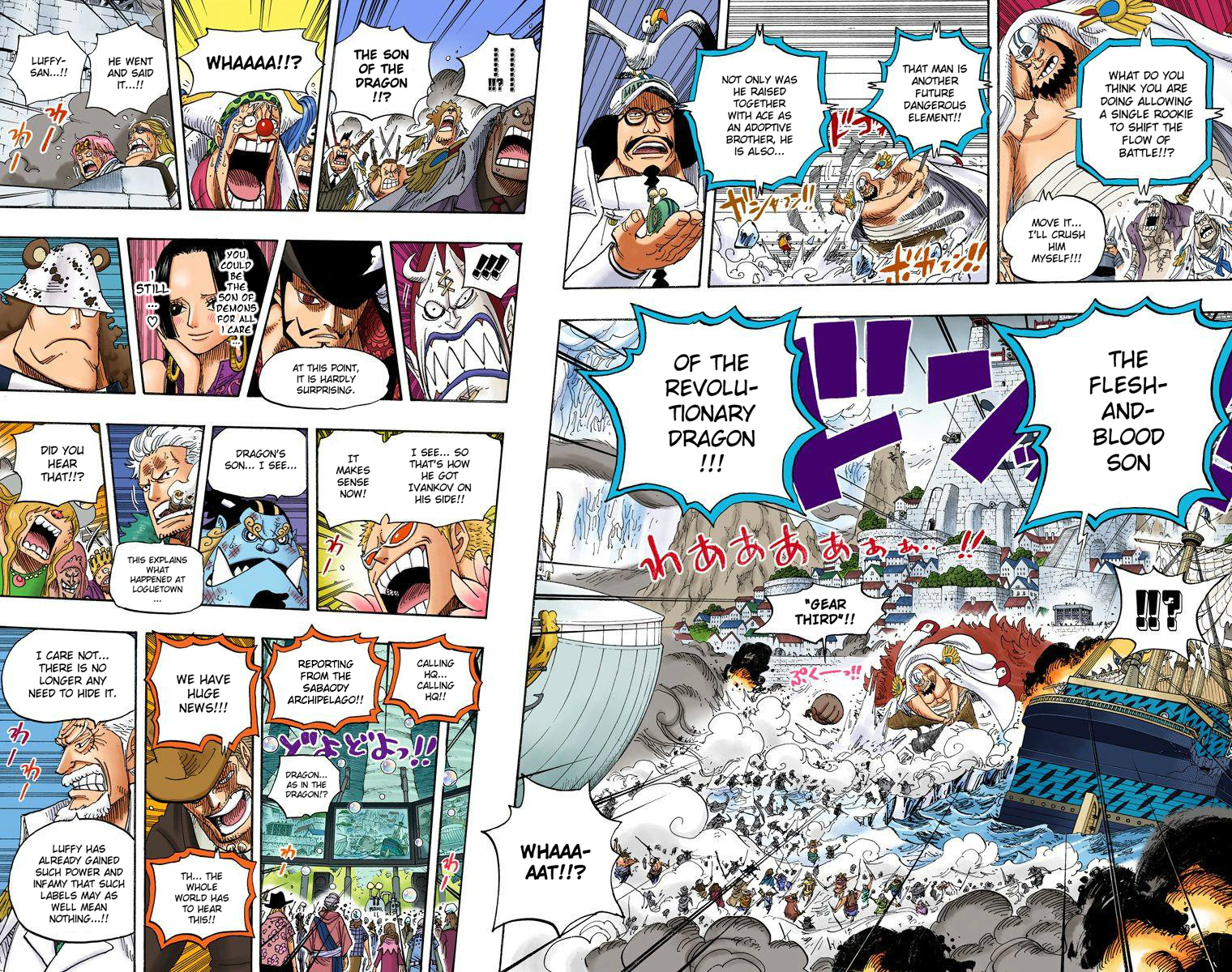 Halaman dari One Piece (Official Colored) Chapter 558