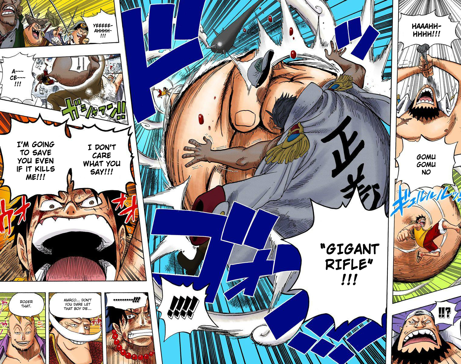 Halaman dari One Piece (Official Colored) Chapter 558