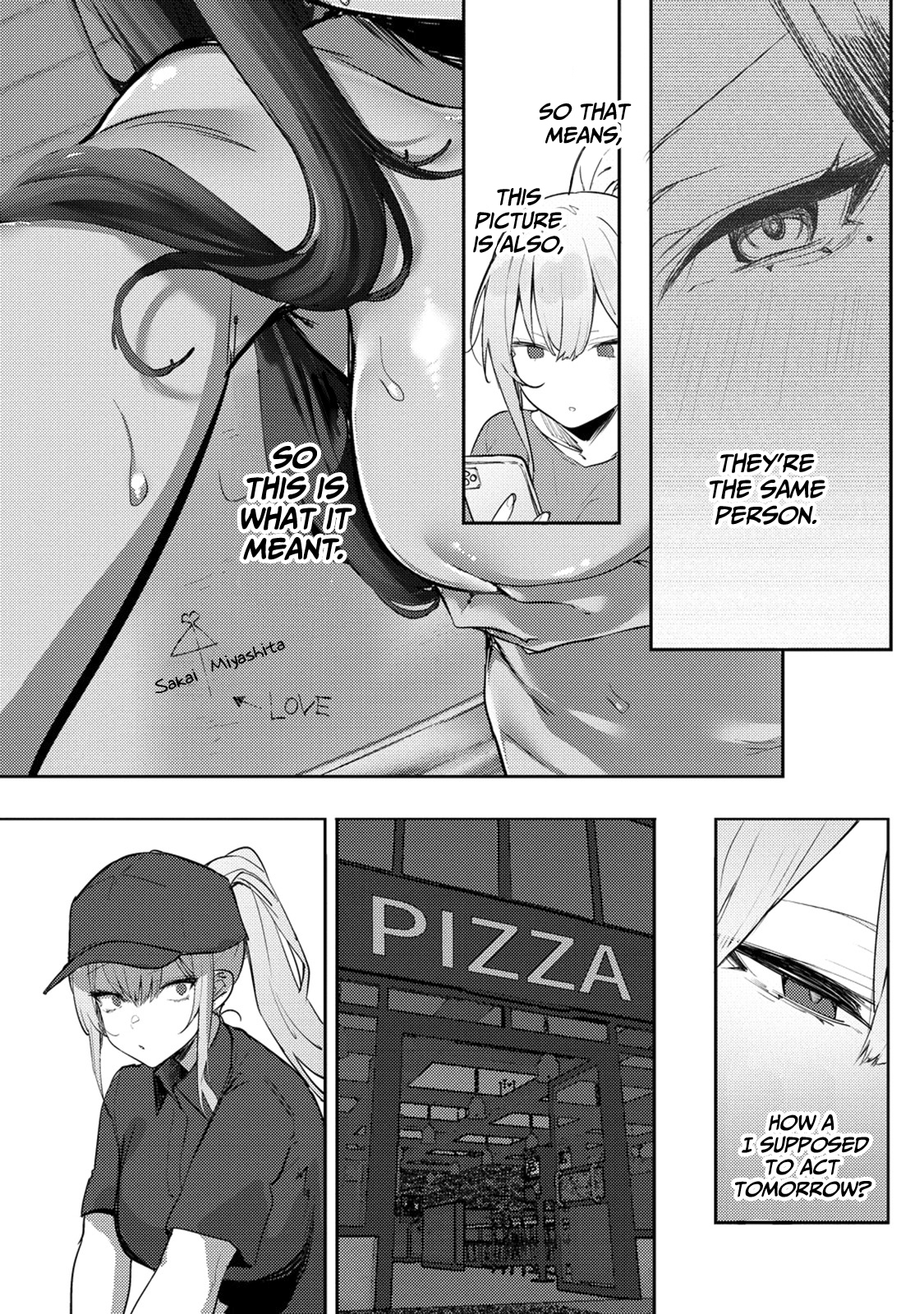 Halaman dari Mukuchina Miyashita-san no Shikiyoku Channel Chapter 6