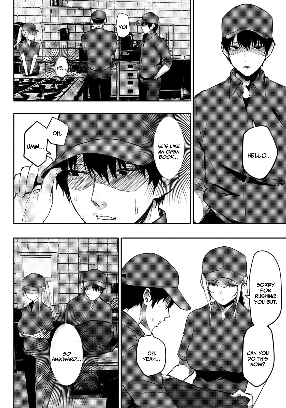 Halaman dari Mukuchina Miyashita-san no Shikiyoku Channel Chapter 6