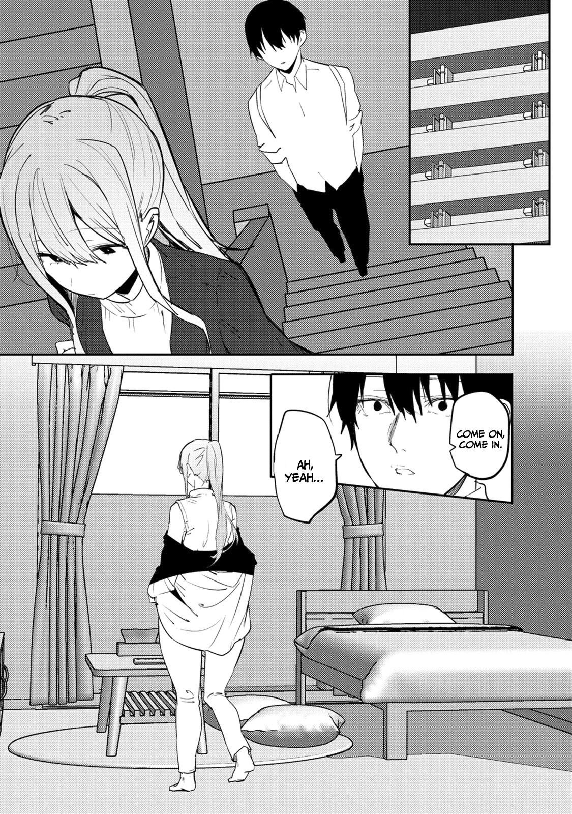 Halaman dari Mukuchina Miyashita-san no Shikiyoku Channel Chapter 6