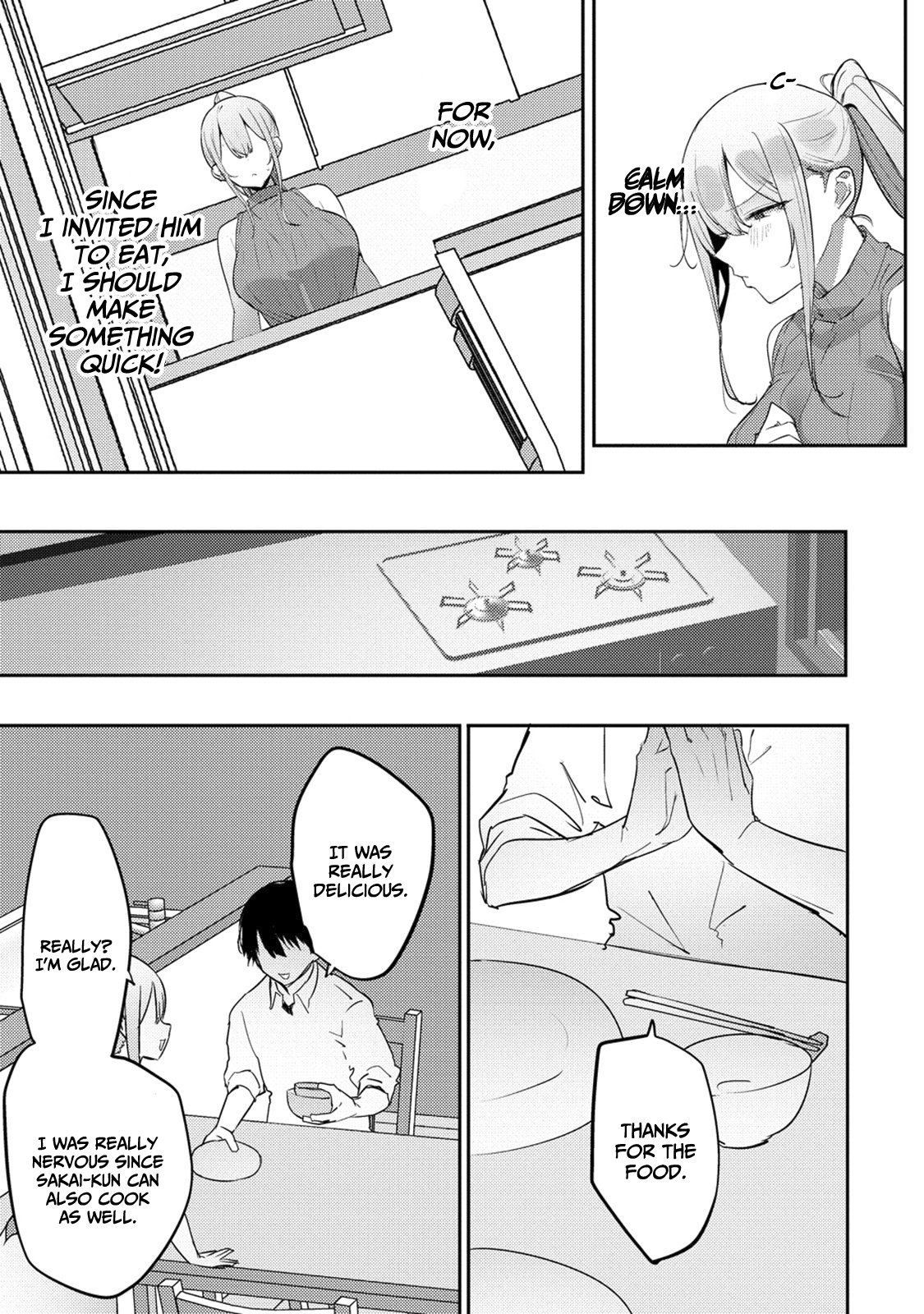 Halaman dari Mukuchina Miyashita-san no Shikiyoku Channel Chapter 6